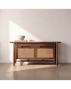 Aangan Rattan Console - 2 Shutter